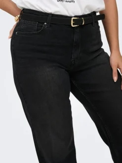 CARJULLES Middels høy midje Wide Leg Fit Jeans