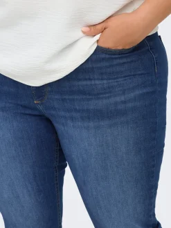 CARKENYA Middels høy midje Flared Fit Ankellengde Jeans
