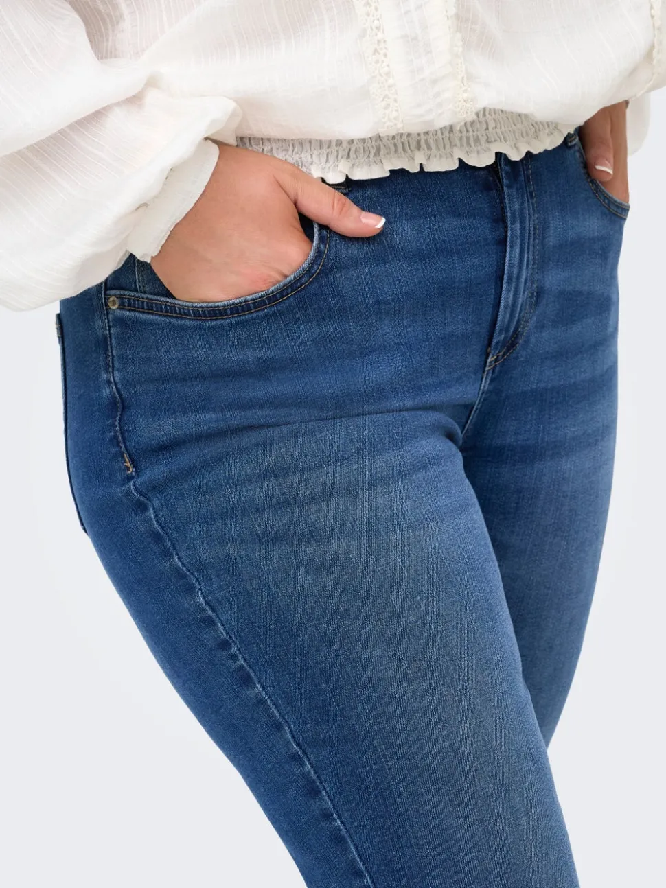 CARLACE Middels høy midje Skinny Fit Ankellengde Jeans