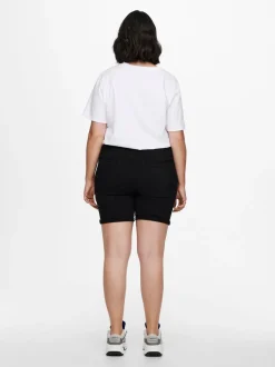 CARLAOLA Høy midje Skinny Fit Denimshorts