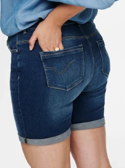 CARLAOLA Høy midje Skinny Fit Denimshorts