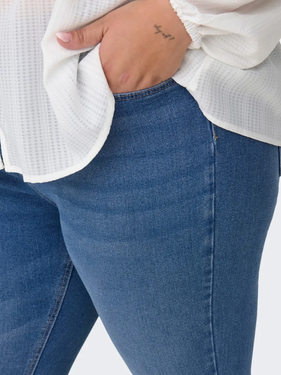 CARLUNA Høy midje Skinny Fit Jeans