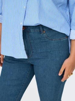 CARMILA-IRIS Høy midje Skinny Fit Ankellengde Jeans