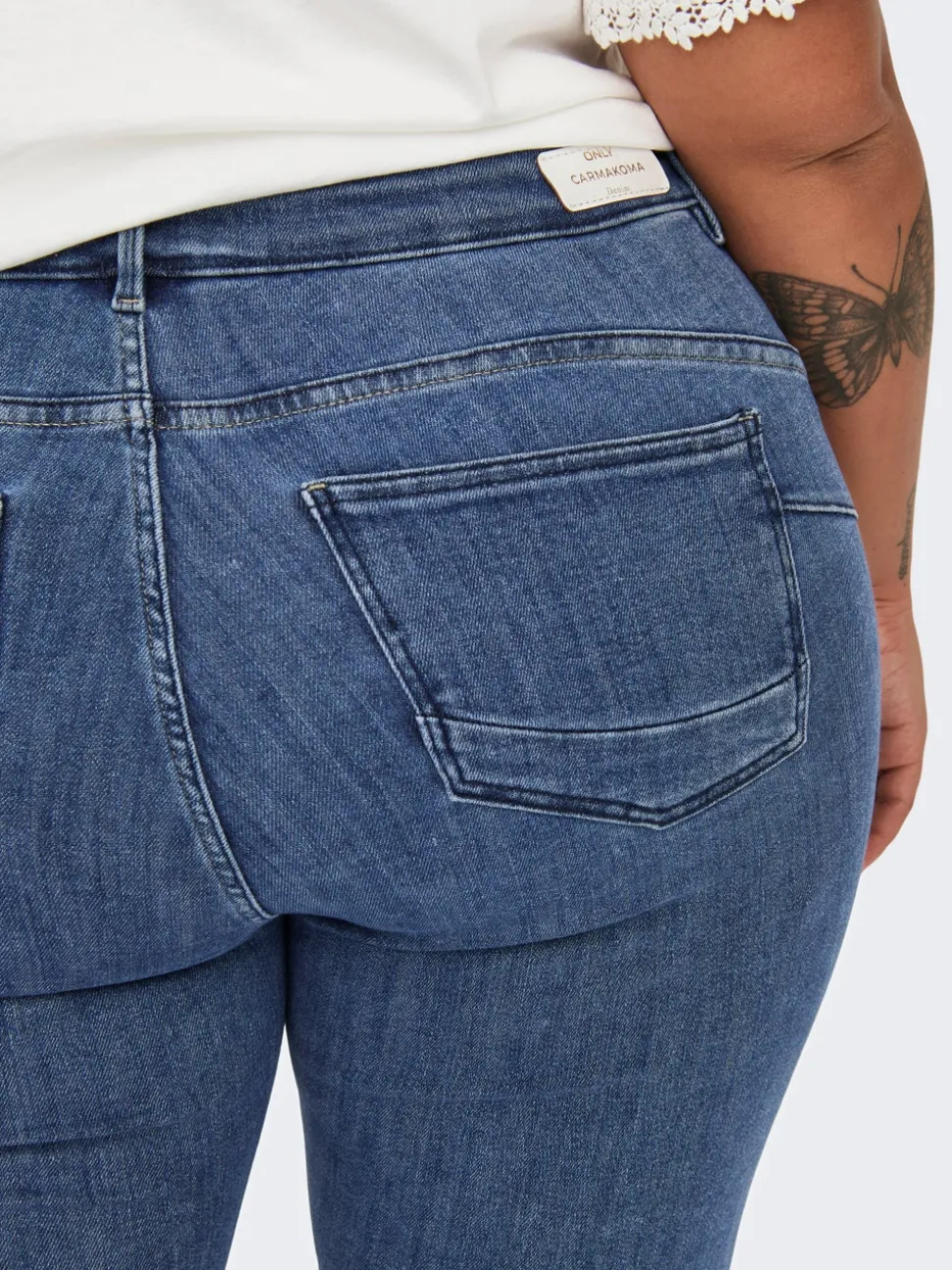 CARPOWER Middels høy midje Skinny Fit Jeans