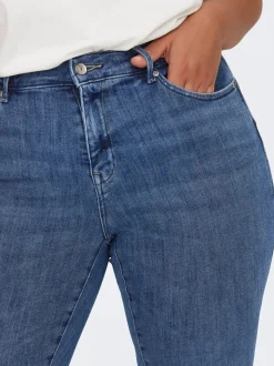 CARPOWER Middels høy midje Skinny Fit Jeans