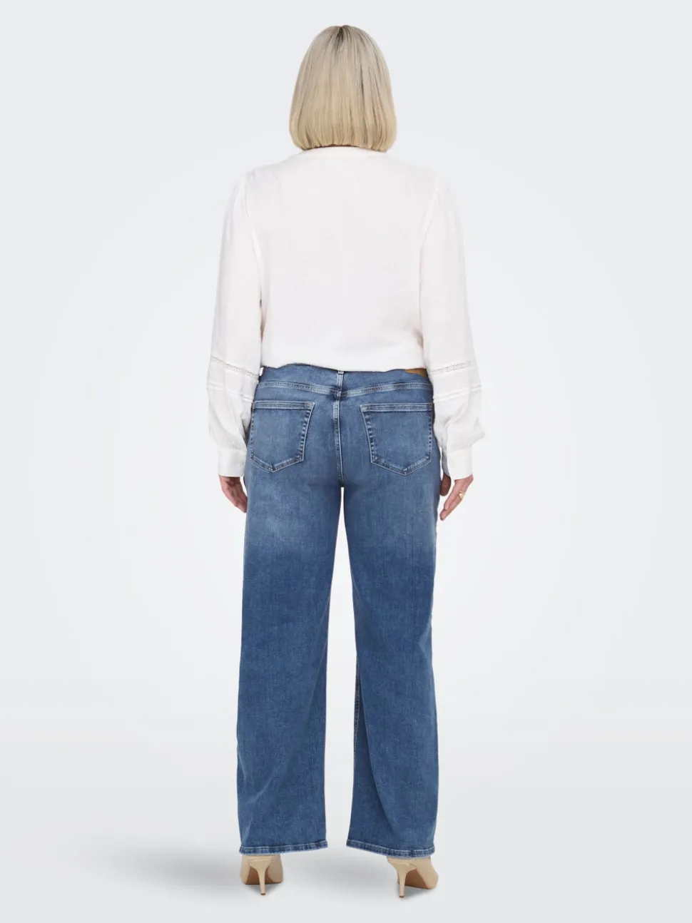 CARRADISON Høy midje Wide Leg Fit Jeans