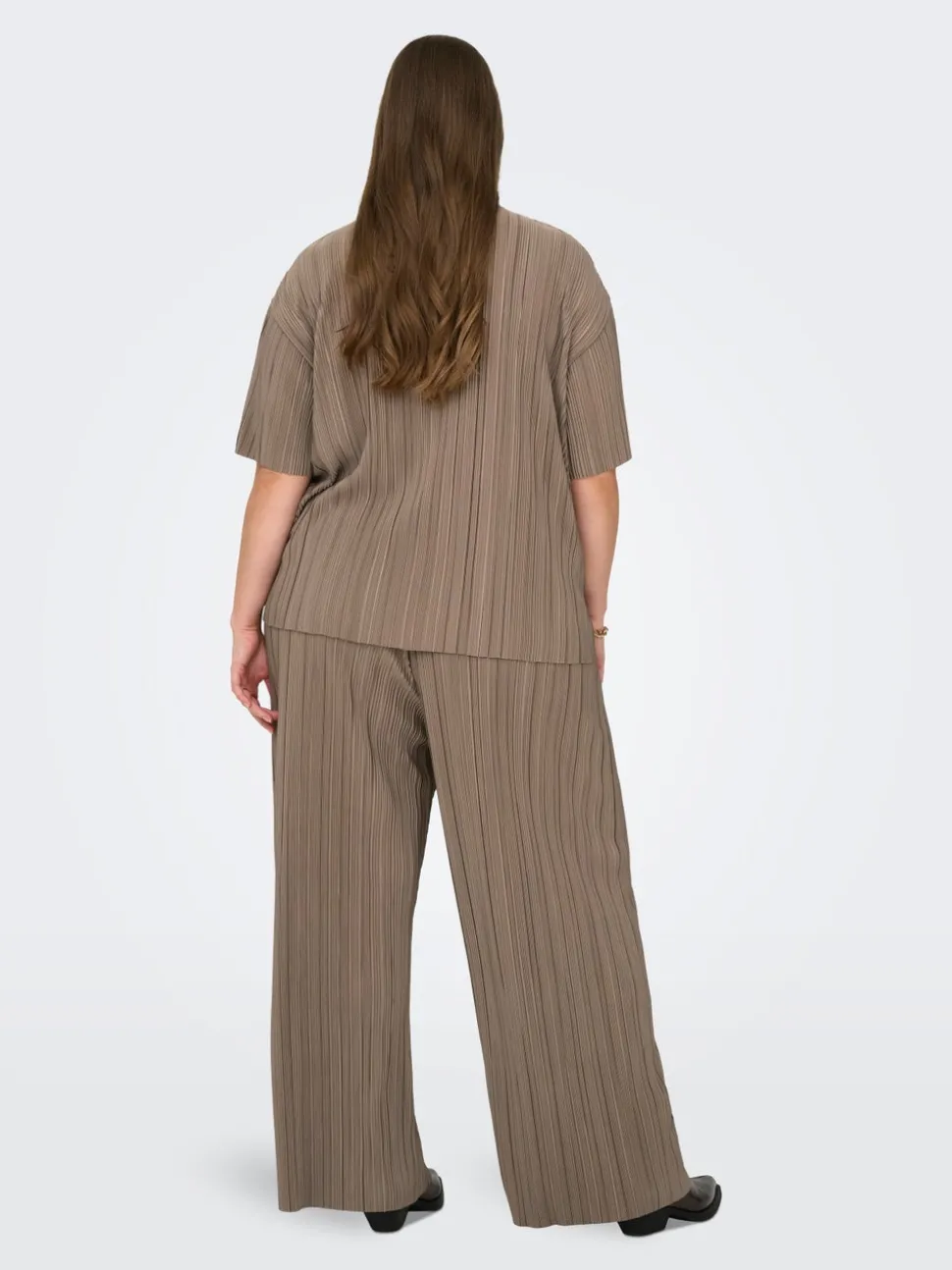CARRAVENNA Regular Fit Plisserte bukser