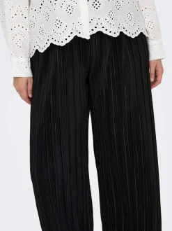 CARRAVENNA Regular Fit Plisserte bukser