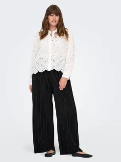 CARRAVENNA Regular Fit Plisserte bukser