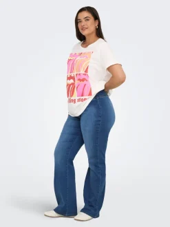 CARROYAL Middels høy midje Flared Fit Jeans