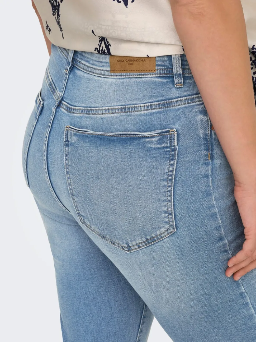 CARSALLY Høy midje Flared Fit Jeans