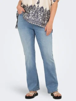 CARSALLY Høy midje Flared Fit Jeans