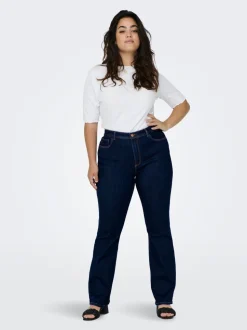 CARSALLY Høy midje Flared Fit Jeans