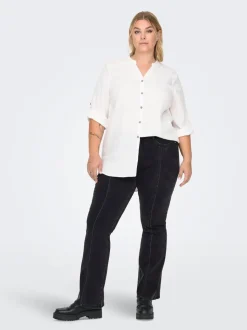 CARSALLY Middels høy midje Flared Fit Jeans
