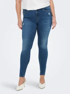 CARSALLY Middels høy midje Skinny Fit Jeans