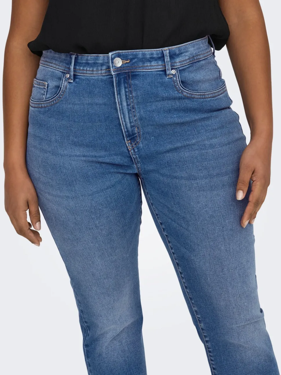 CARSALLY Middels høy midje Flared Fit Jeans