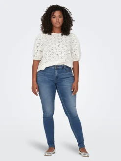 CARSALLY Middels høy midje Skinny Fit Jeans