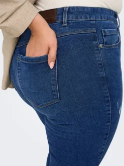 CARSNOW Høy midje Skinny Fit Jeans