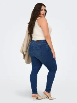CARSNOW Høy midje Skinny Fit Jeans