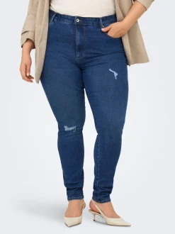 CARSNOW Høy midje Skinny Fit Jeans