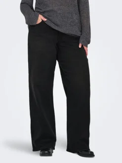 CARSNOW Høy midje Wide Leg Fit Jeans