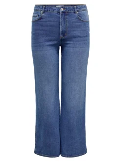 CARSNOW Høy midje Wide Leg Fit Jeans