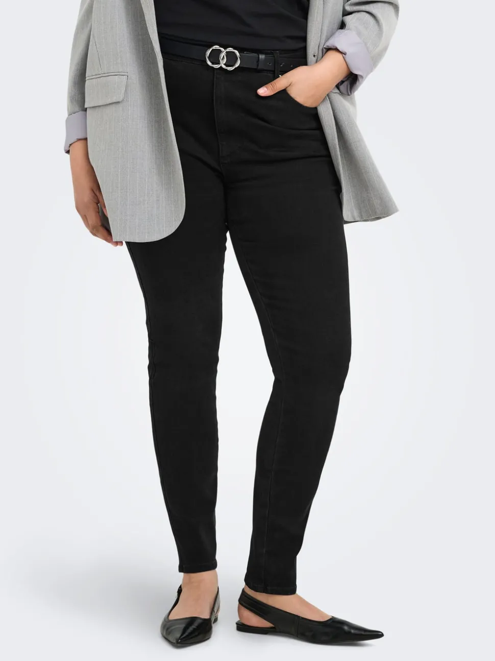 CARSNOW Superhøy midje Skinny Fit Jeans