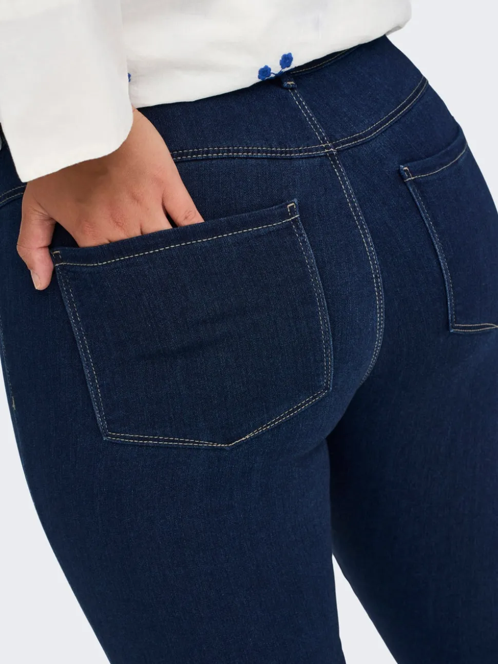 CARSTORM Høy midje Skinny Fit Jeans