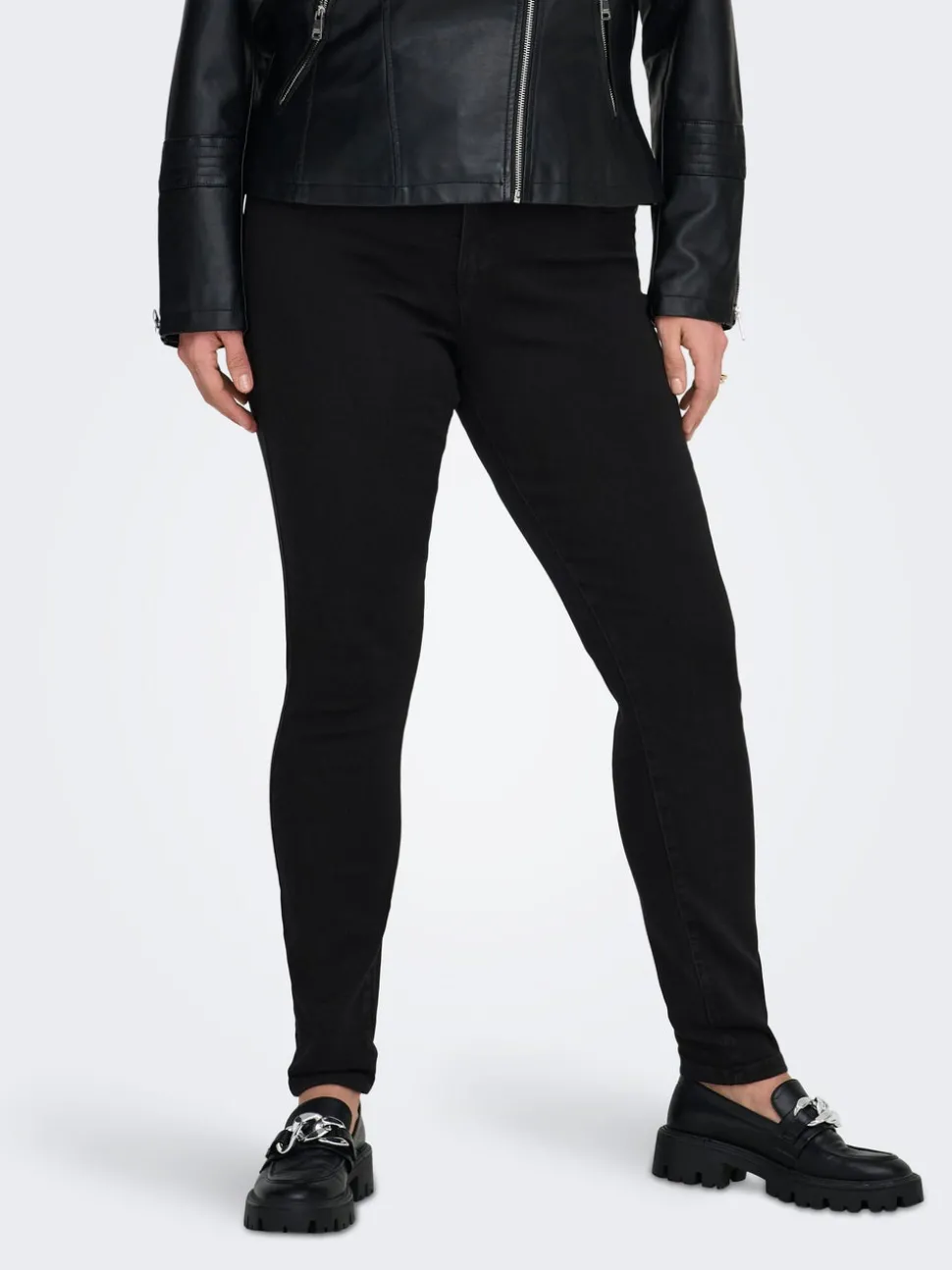 CARSTORM Høy midje Skinny Fit Jeans