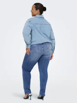 CARSUI Middels høy midje Slim Fit Jeans