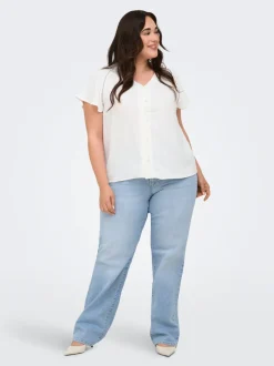 CARTOKYO Høy midje Straight Fit Jeans