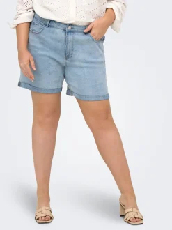 CARVEGA Høy midje Loose fit Denimshorts