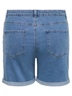CARVEGA Høy midje Regular Fit Denimshorts