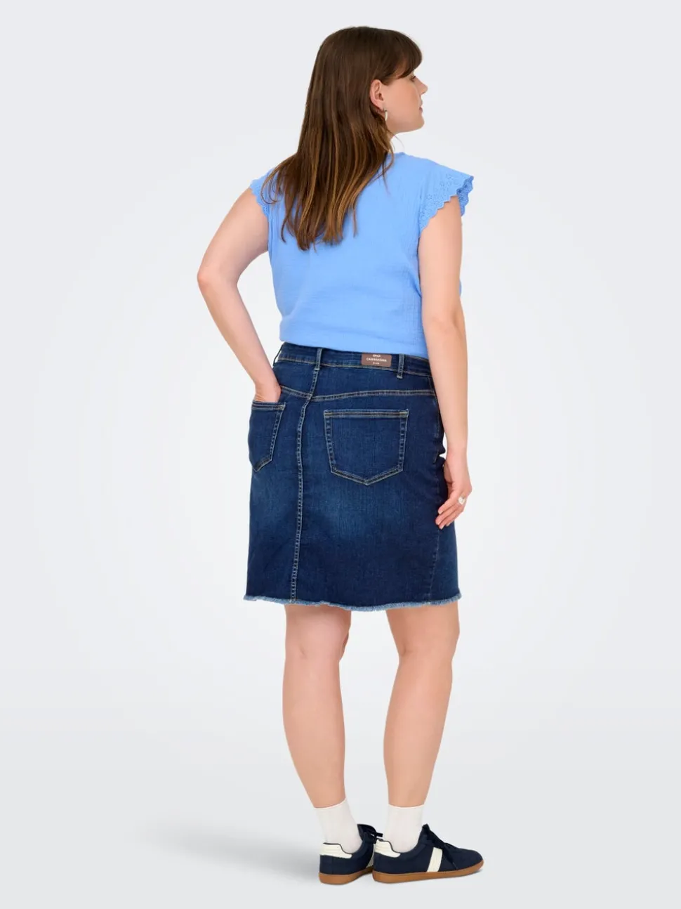 CARWILLY Denim Denimskjørt Midiskjørt