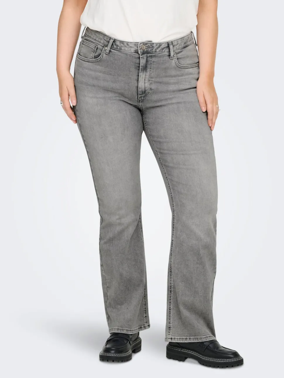CARWILLY Høy midje Flared Fit Jeans