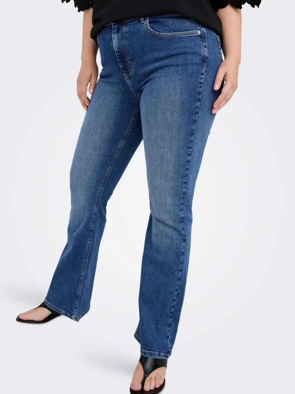 CARWILLY Høy midje Flared Fit Jeans