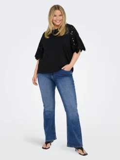 CARWILLY Høy midje Flared Fit Jeans