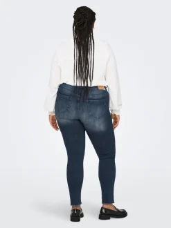 CARWILLY Høy midje Skinny Fit Ankellengde Jeans