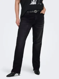 CARWILLY Høy midje Straight Fit Jeans