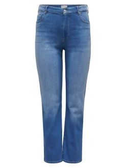 CARWILLY Høy midje Straight Fit Jeans