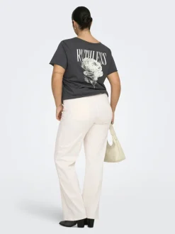 CARWILLY Høy midje wide Fit Jeans