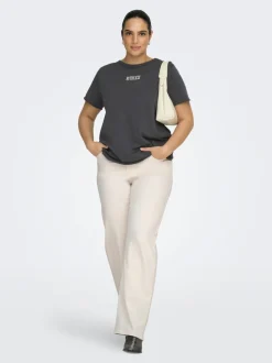 CARWILLY Høy midje wide Fit Jeans