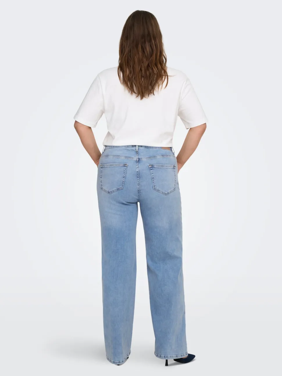 CARWILLY Høy midje Wide Leg Fit Jeans