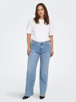 CARWILLY Høy midje Wide Leg Fit Jeans
