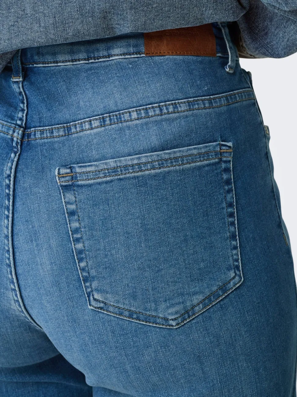 CARWILLY Høy midje Wide Leg Fit Jeans