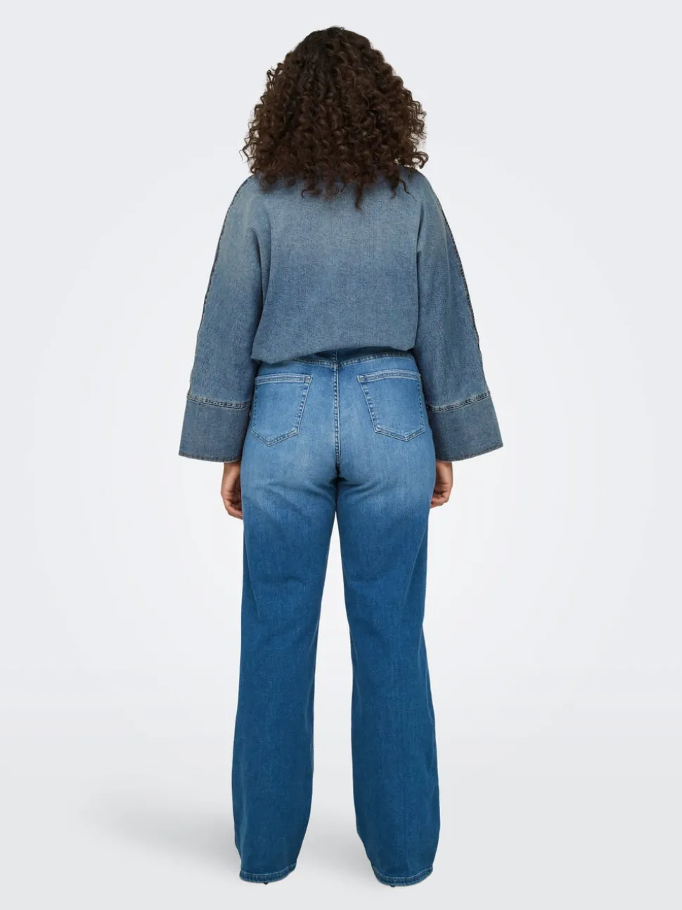 CARWILLY Høy midje Wide Leg Fit Jeans