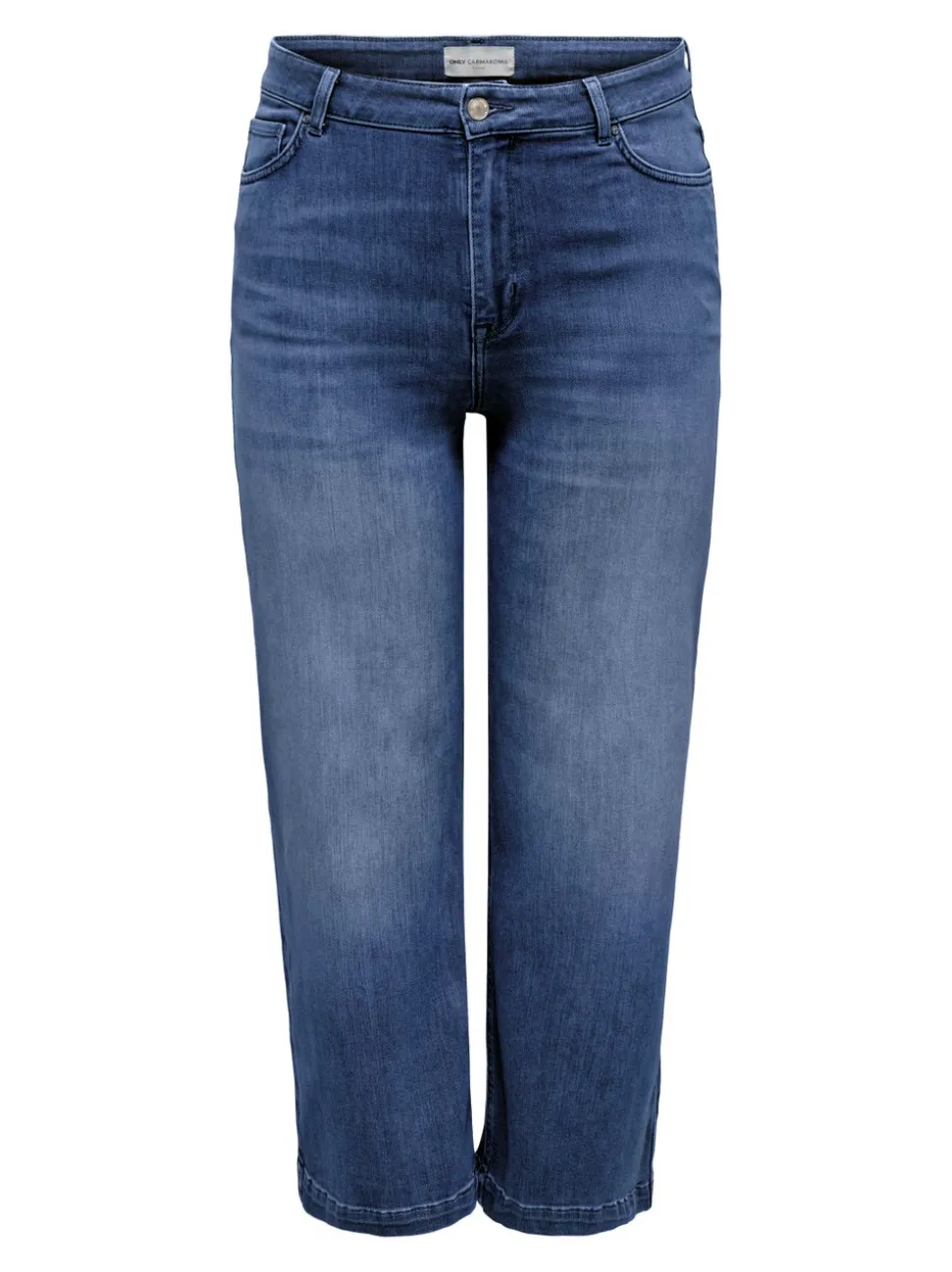 CARWILLY Høy midje Wide Leg Fit Cropped Jeans