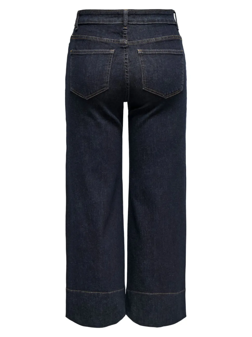 CARWILLY Høy midje Wide Leg Fit Cropped Jeans