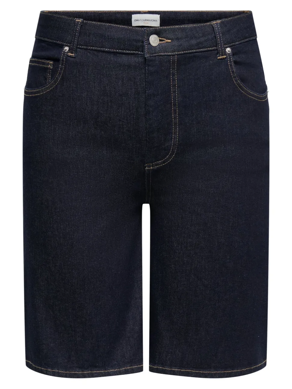 CARWILLY Høy midje Wide Leg Fit Denimshorts