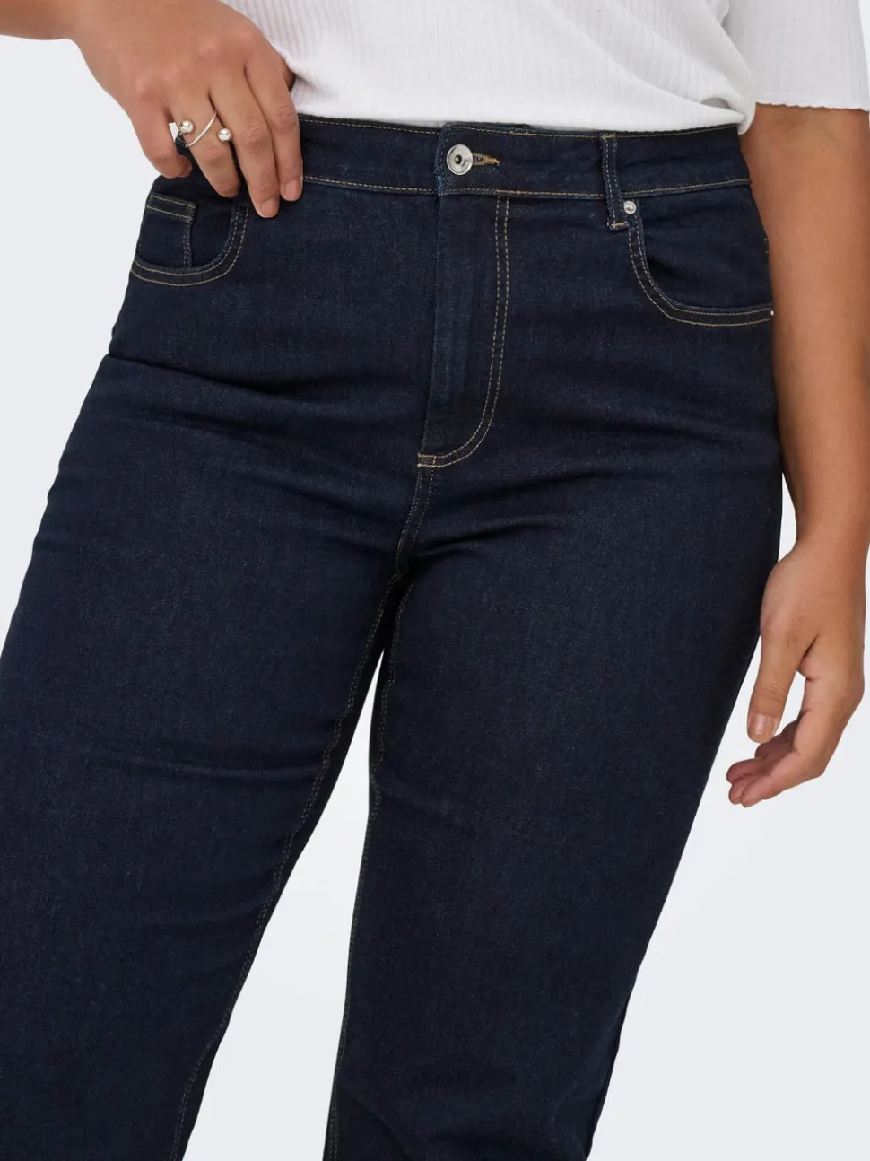 CARWILLY Høy midje Wide Leg Fit Jeans